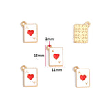 20pcs Creative black/white Ace Poker Charms for Necklaces Earrings Bracelets Pendants DIY Jewelry Making Accessories Handmade