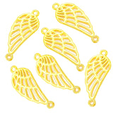 30pcs  7 color wing connect Charms Necklace Pendant Bracelet Jewelry Making Handmade Crafts diy Supplies 25*10mm