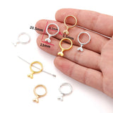 inside diameter 10mm fish tail Wrapped Bead Connect Spacers Through Hole Beading Cap DIY Bracelet for Jewelry Making R235