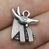 10pcs 21x16mm 3 Colors Ancient Egyptian God Of Death Anubis Charm