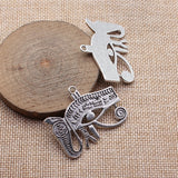 2pcs 45x35mm Ancient Egyptian Series Snake And Eye Of Horus Charms For DIY Jewelry Making