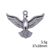 5pcs 37x28mm 2 Colors Antique Bronze Color Antique Silver Color Eagle Charms For DIY Jewelry Making