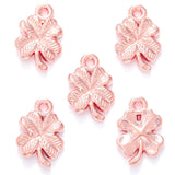 40pcs 7color Four leaf clover Charm for Earring necklace Metal Pendant Fit bracelet necklace earring Jewelry making 17*11mm Q404