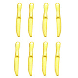 50pcs 4 Colors Mini tableware Spoon fork Dining knife Charms DIY Clothing luggage accessories Jewelry Making 19*5mm J492