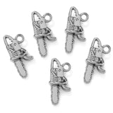 10pcs 5 colors alloy chainsaw Charm For Necklace Bracelet necklace Pendant DIY Jewelry Crafts Making Accessories 20*10mm J479