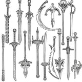 10-16pcs Gun black 16 Styles Mixed Alloy CharmsAnimation game weapon Pendant For DIY Handmade Jewelry Material