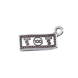 40pcs 7x15mm 2 Colors Antique Bronze Color Antique Silver Color Dollar Charms For DIY Jewelry Making