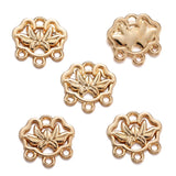 20Pcs 5 Colors Alloy flower charm For Bracelets Necklaces Pendant Diy Handmade Jewelry Making 14*13mm G126