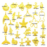 30pcs Mixed style Multiple styles Alloy Marine animals Charms for Earring necklace Pendant DIY Handmade Jewelry Making U090