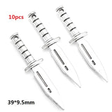 10-50pcs Mixed Styles Antique Knight Sword Anime weapon Charm for Jewelry Making DIY Handmade Weapons Personality Necklace