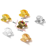 20 pcs 6 color Zinc Alloy Bead DIY big hole metal connector Beads Fits Charm Bracelets Necklaces Pendants making 9*11.5mm R227