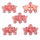 30Pcs 5 Colors lotus connector charm For Bracelets Necklaces earrings Pendant Diy Handmade Jewelry Making 16*12mm G127