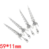 11-20pcs Mixed Styles Antique Knight Sword Anime weapon Charm for Jewelry Making DIY Handmade Weapons Personality Necklace U088