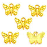 25pcs 5 Colors butterfly Charms For Bracelets Necklace Pendant DIY Handmade Jewelry Making accessories 15*12mm D249
