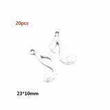 Zinc alloy 10-30pcs Multiple styles Antique Silver plated musical instrument Charms for bracelet necklace DIY jewelry Pendant