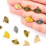 20pcs 5 colors Devil's Eye Charms Zinc alloy Pendant for Necklace earring Pendant DIY Handmade Jewelry 14*13mm I242