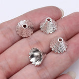 20pcs 12x12x9mm Antique Silver Color Tapered Tassel End Caps Pendant For DIY Jewelry Making Handmade Jewelry Findings