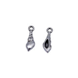 40pcs 16x5.2mm 2 Colors Antique Bronze Color Antique Silver Color Conch Charms For DIY Jewelry Making
