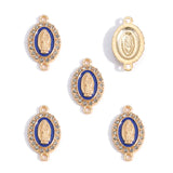 10Pcs Double-Drop Alloy Diamond-Studded Pendants DIY Necklace & Bracelet Jewelry Components Jewelry Making Materials W641