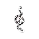 10pcs 41x15mm Antique Silver Color Snake Connector Pendant For DIY Jewelry Making Handmade Jewelry Craft Findings