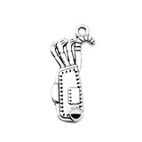 10pcs 25x11mm 2 Colors Antique Bronze Color Antique Silver Color Golf Bag Charms For DIY Jewelry Making