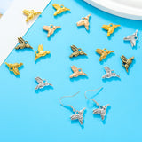 20pcs 5 Color Flying birds Charm for earring Necklace Keyring jewelry Pendant  DIY Handmade Crafts accessories 17*13mm D569