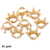 20pcs 7 colors Crown Charms Pendants for Bracelet Necklace DIY Jewelry Making Finding Accessories 12*6mm N202
