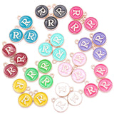 YuenZ  A-Z KC gold color letter DIY accessories enamel alphabet charms alloy small pendant for bracelet 15*13mm W85
