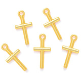 80pcs 6color cross Charm for Earring necklace Metal Pendant Fit bracelet necklace earring Jewelry making 18*9mm T56