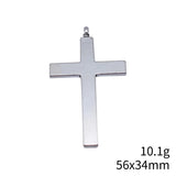 1pcs 56x34mm 2 Colors Antique Bronze Color Antique Silver Color Cross Charms For DIY Jewelry Making