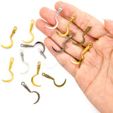 20PCS 5 Colors Zinc alloy sickle Charms For DIY Earrings Bracelet Necklace Handmade Jewelry Accessories Making M90