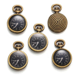10 pcs Enamel charms antique bronze metal watch pendants fit diy necklace bracelet charms for Jewelry making W80