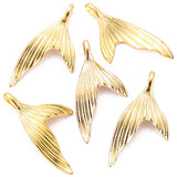 15pcs 6 colors 29X15mm Tail Fish Charms Alloy Metal Mermaid Pendant For DIY necklace earringHandmade Jewelry Accessories Making