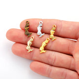30pcs 5 colors mermaid Charms For Necklace Bracelet Keychain pendant DIY Jewelry Making 20*9mm D782