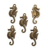 15pcs 6 Color Hippocampus Charms Alloy Metal For earring animal Pendants DIY Handmade Jewelry Accessories Making 12*29mm D725