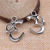 10pcs 28x22mm 2 Colors Antique Bronze Color Antique Silver Color Om Charms For DIY Jewelry Making