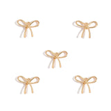 10-Piece Alloy Bow Tie Charms 23.5*20.5mm Necklace Bracelet Accessories DIY Jewelry Making Keychain Bag Charms N184