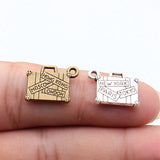 10pcs 13x17mm 2 Colors Antique Bronze Color Antique Silver Color Trunk Charms For DIY Jewelry Making