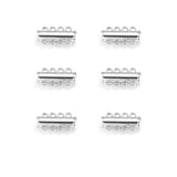 5Set 2-5 Row buckle cylindrical Magnet Connected Clasps Pendant DIY Couple Magnetic Buckle For Jewelry Necklace Bracelet W291