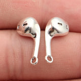 10pcs 21x8.5x5.9mm Antique Silver Color Earphone Charms For DIY Jewelry Making