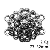 10pcs 27x32mm Antique Silver Color Body Chain Waist Chain Connector For DIY Jewelry Making Handmade Jewelry Findings