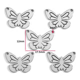 5pcs stainless steel dolphin butterfly/spider Charms Animal Pendants DIY Handmade Necklace Bracelet Earrings Jewelry Making W418
