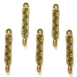 20pcs 5 Colors Doctor Nurse Thermometer Charms for Key Buckle Pendants Antique Jewelry Making DIY Handmade Craft 4x24mm J500