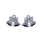 20pcs 16x14mm Antique Silver Color Bell Charms For DIY Jewelry Making