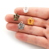 10pcs 4 colors Alloy  Crown charm for Bracelet necklace Pendant DIY Jewelry Making Handmade Accessories 15*13 mm N206