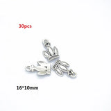 2-40pcs Ancient silver Alloy Loose Spacer Beads Gold Silver Crown Beads for Jewelry Making DIY Bracelet Handmade Accessories