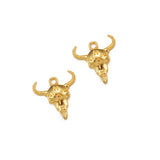 10pcs Antique Silver color Bull Head Charm Pendant fit Making Bracelets Jewelry Findings DIY Accessories 21*20mm D933