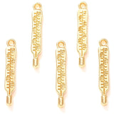 20pcs 5 Colors Doctor Nurse Thermometer Charms for Key Buckle Pendants Antique Jewelry Making DIY Handmade Craft 4x24mm J500