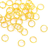 6/8/10mm Vintage Round Frame Wrapped Bead Connect Rings Spacers Sliver Through Hole Beading Cap DIY Bracelet for Jewelry Making