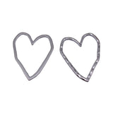 10pcs 39x31mm 5 Colors Hollow Heart Charms For DIY Jewelry Making